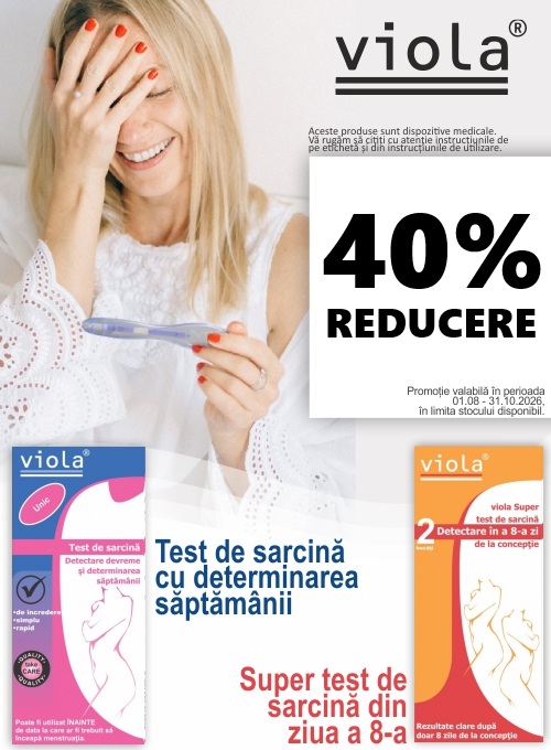 Viola 40% Reducere August-Octombrie