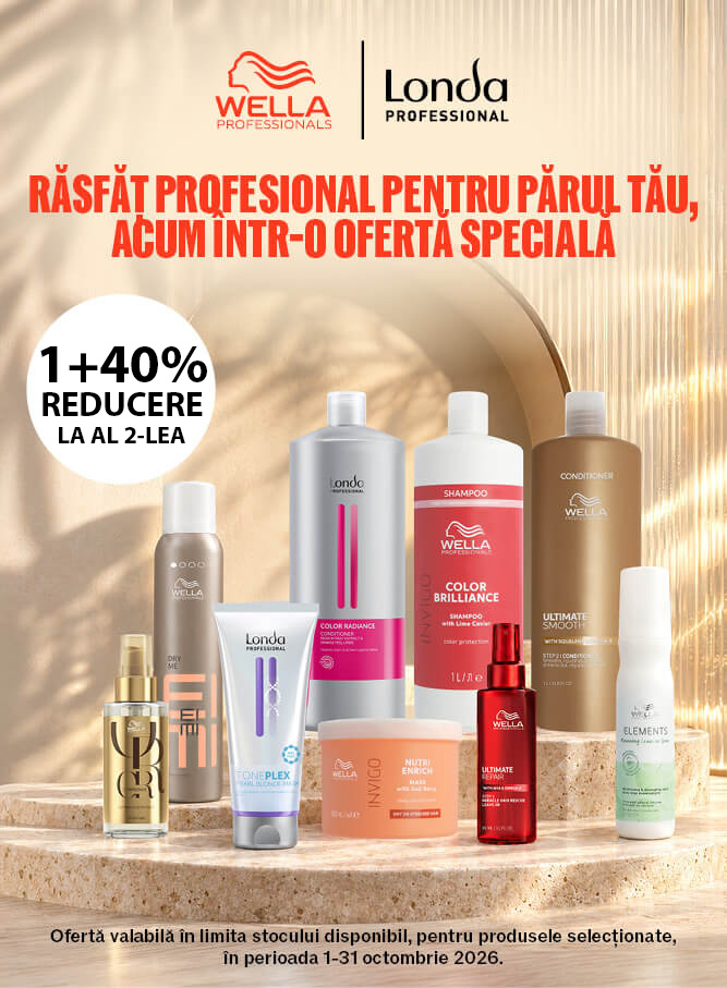 Wella Professionals 1+40% Reducere la la 2-lea Octombrie