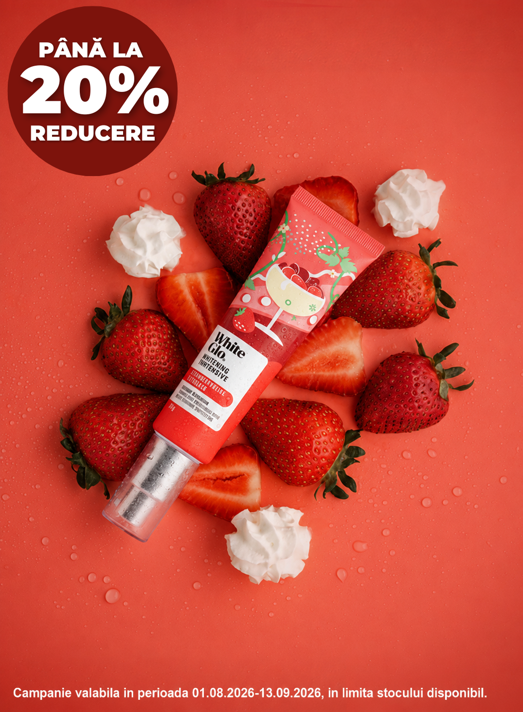 White Glo Pana la 20% Reducere August-Septembrie