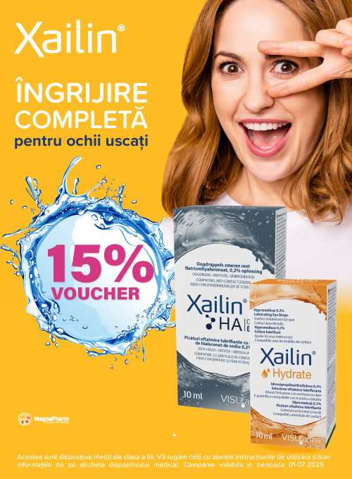 Xailin 15% Voucher in cos Iulie