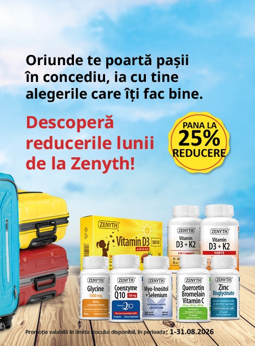 Zenyth Pana la 25% Reducere August-Septembrie