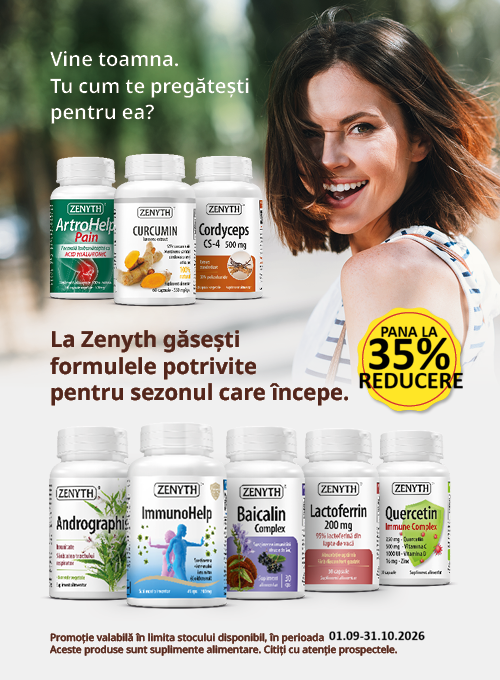 Zenyth Pana la 35% Reducere Septembrie-Octombrie