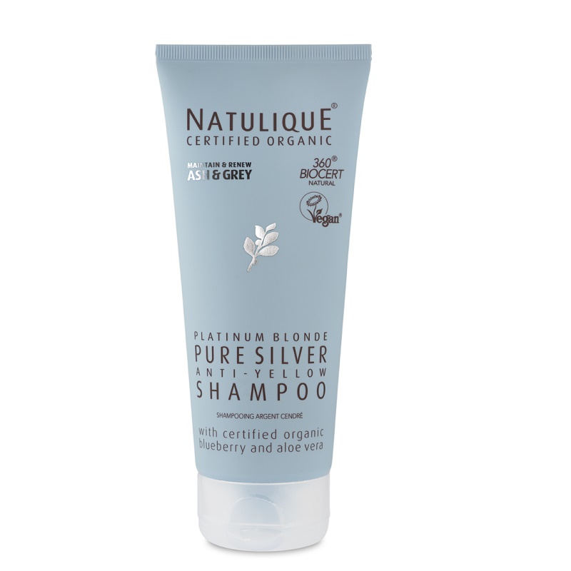 Sampon pentru par blond Platinum Blonde Pure Silver, 200 ml, Natulique