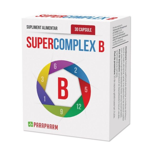 Super Complex B, 30 capsule, Parapharm