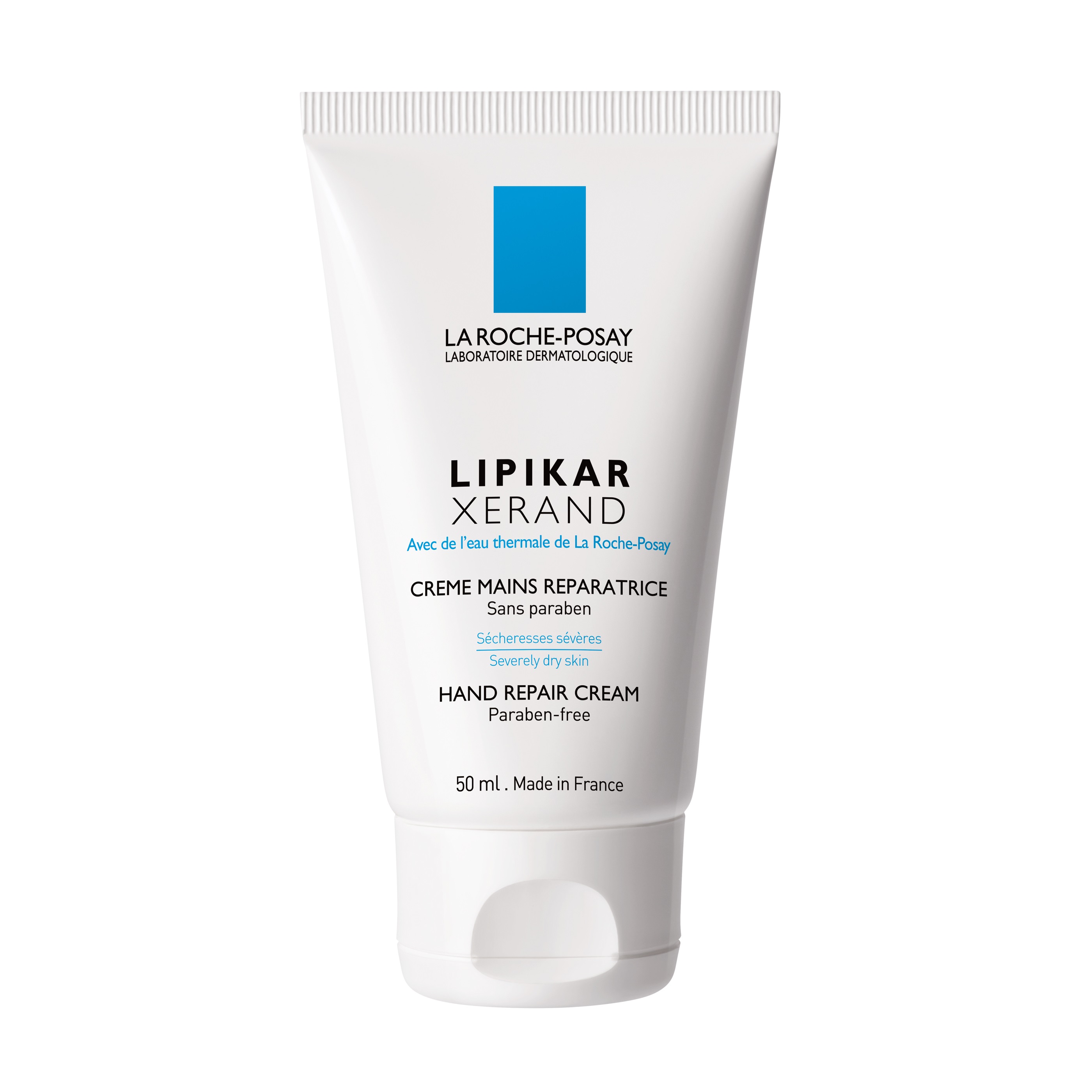 Crema de maini reparatoare pentru pielea foarte uscata Lipikar Xerand, 50 ml, La Roche-Posay