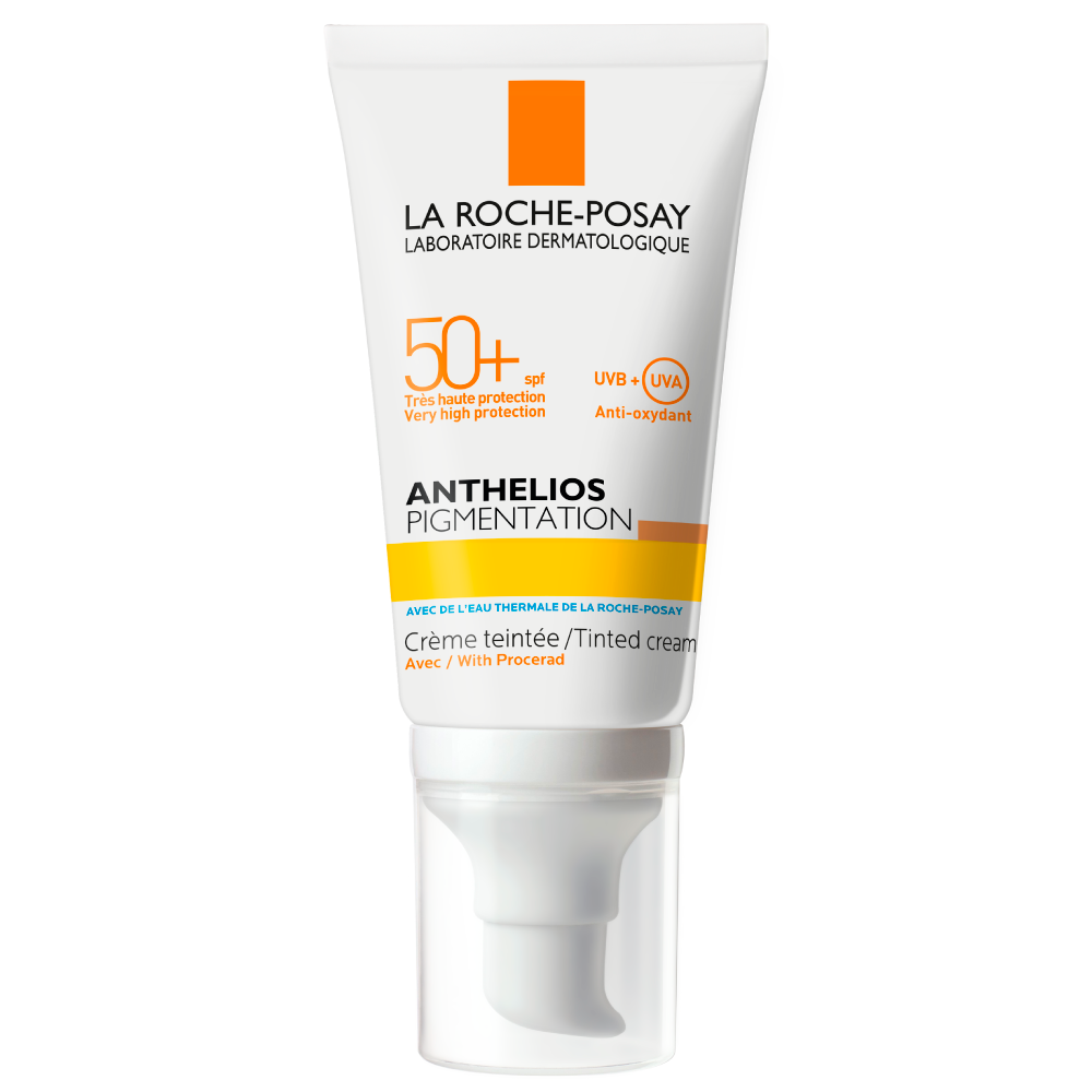 Crema colorata de protectie solara anti-pete pigmentare SPF 50+ Anthelios, 50 ml, La Roche-Posay