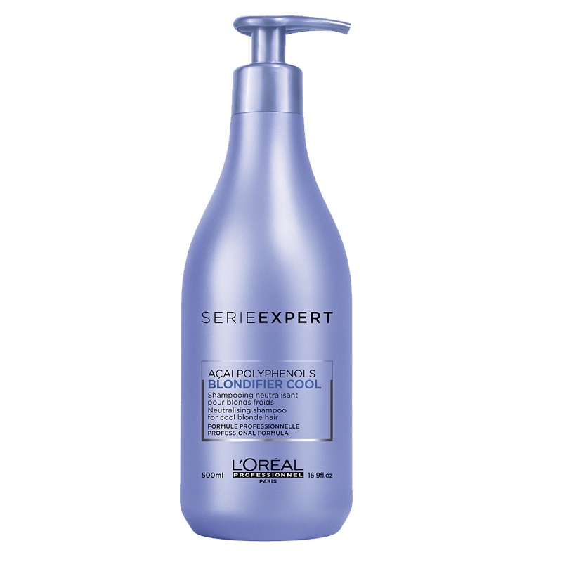 Sampon pentru neutralizarea tonurilor de galben Serie Expert Blondifier Cool, 500 ml, Loreal Professionnel