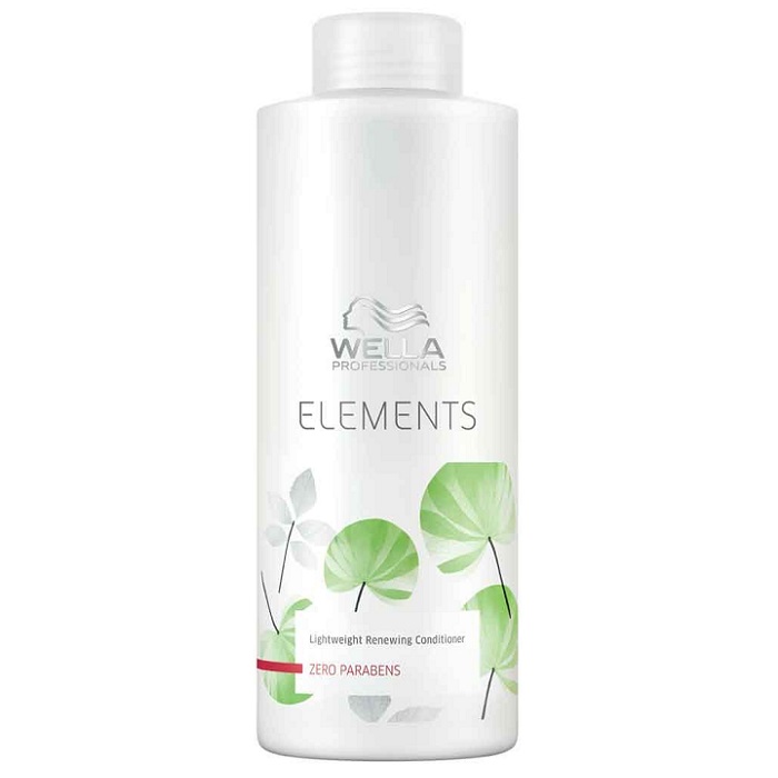 Balsam fara parabeni pentru par uscat, deteriorat si fragil Elements, 1000 ml, Wella Professionals