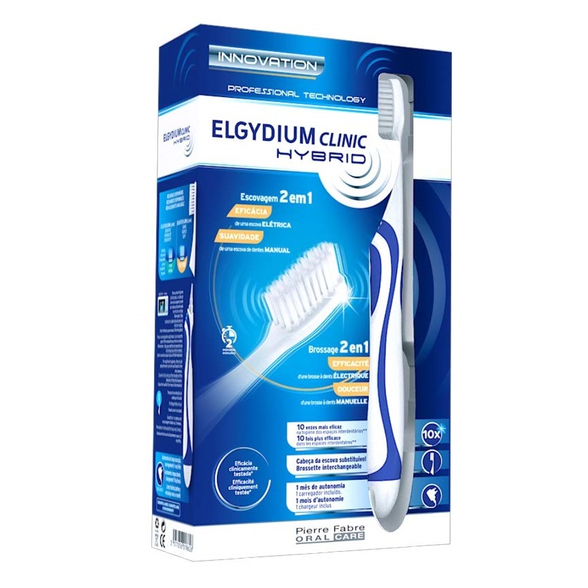 Periuta de dinti Hybrid 2 in 1, Elgydium