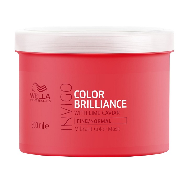 Masca pentru par vopsit Invigo Color Brilliance Fine-Normal, 500 ml, Wella Professionals