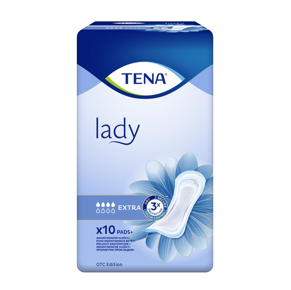 Absorbante Lady Extra (760511), 10 bucati, Tena