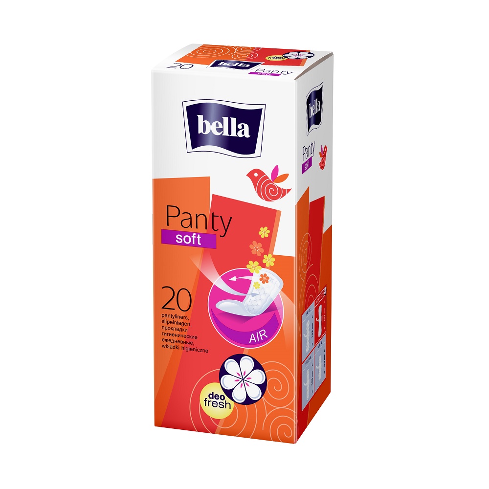 Absorbante zilnice Panty Soft Deo Fresh, 20 bucati, Bella