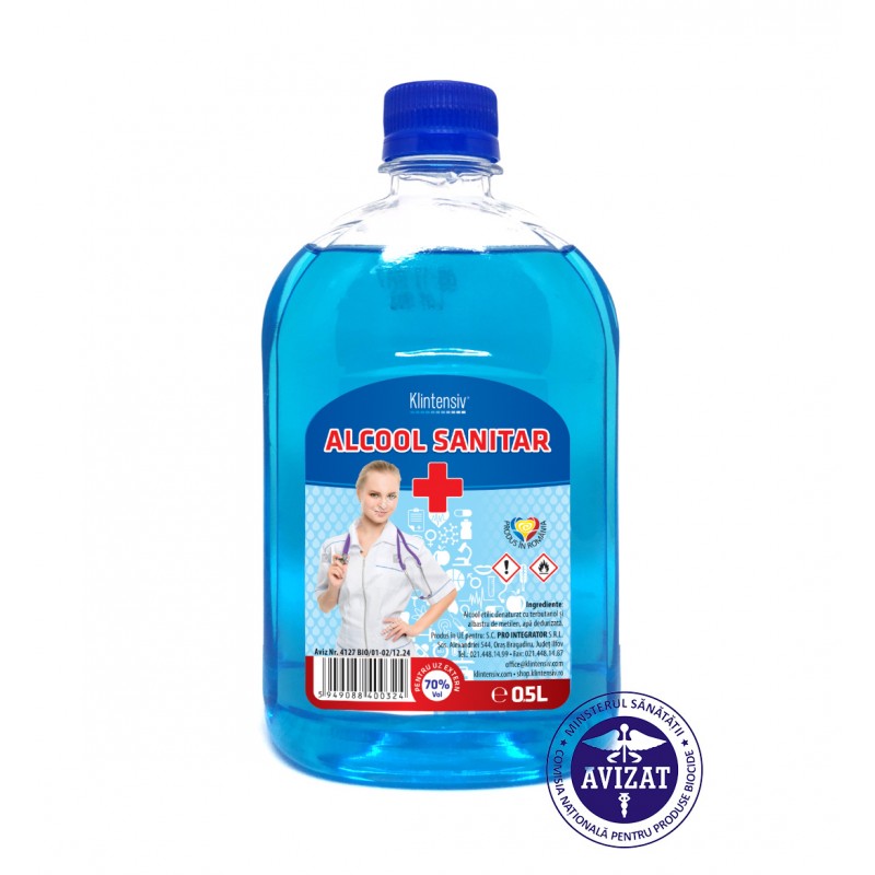 Alcool sanitar, 500 ml, Klintensiv