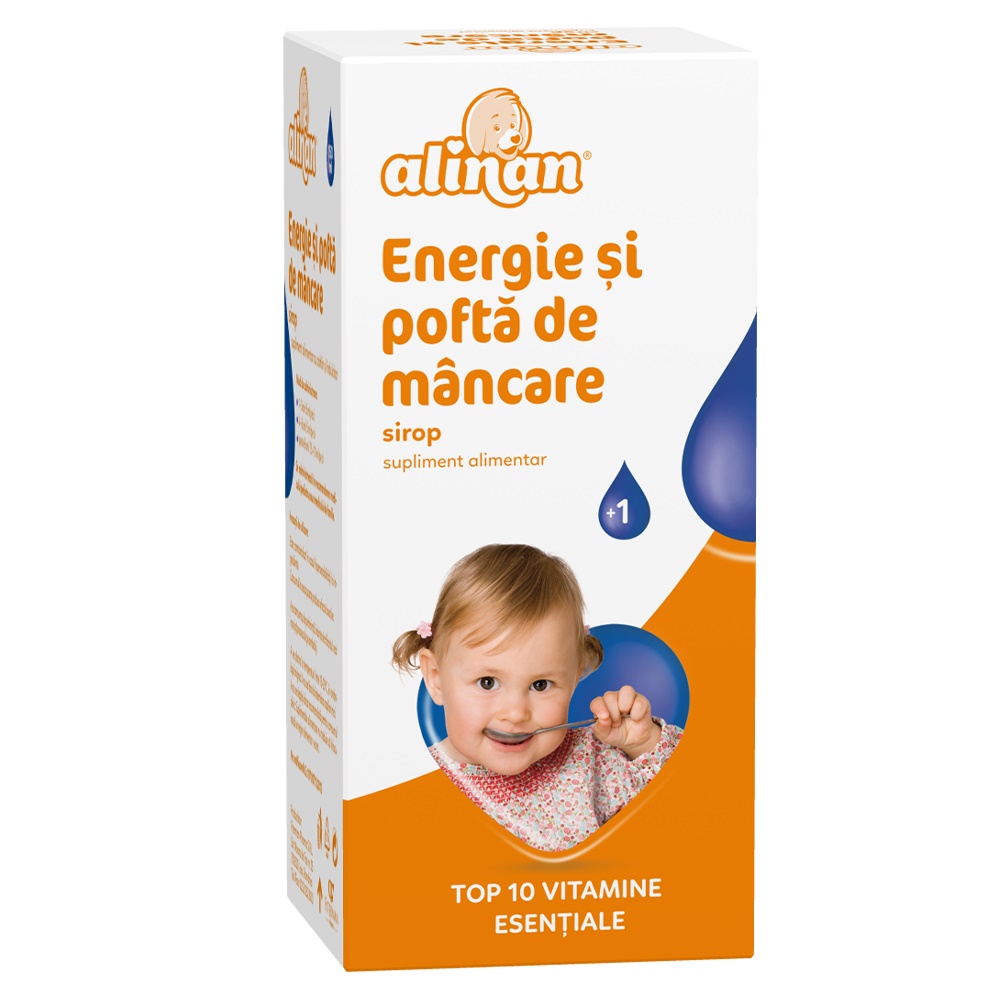 Alinan Energie si pofta de mancare, sirop, 150 ml, Fiterman