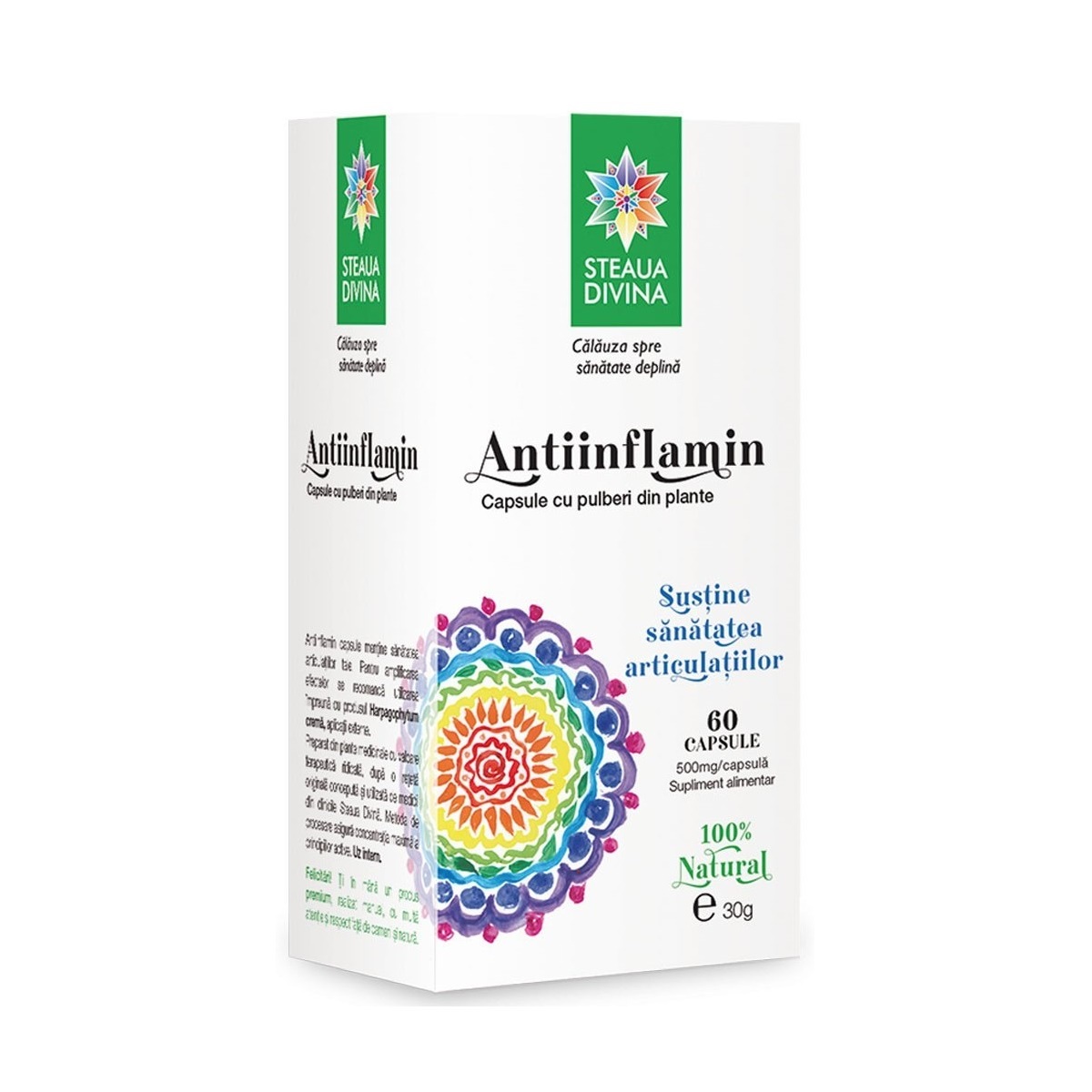 Antiinflamin, 60 capsule, Steaua Divina