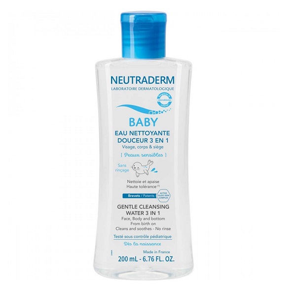 Apa de curatare 3 in 1 Baby, 200 ml, Neutraderm