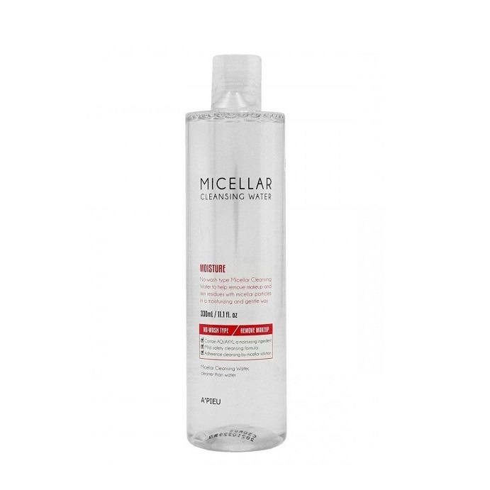 Apa micelara fara clatire, cu efect hidratant, 300ml, Apieu