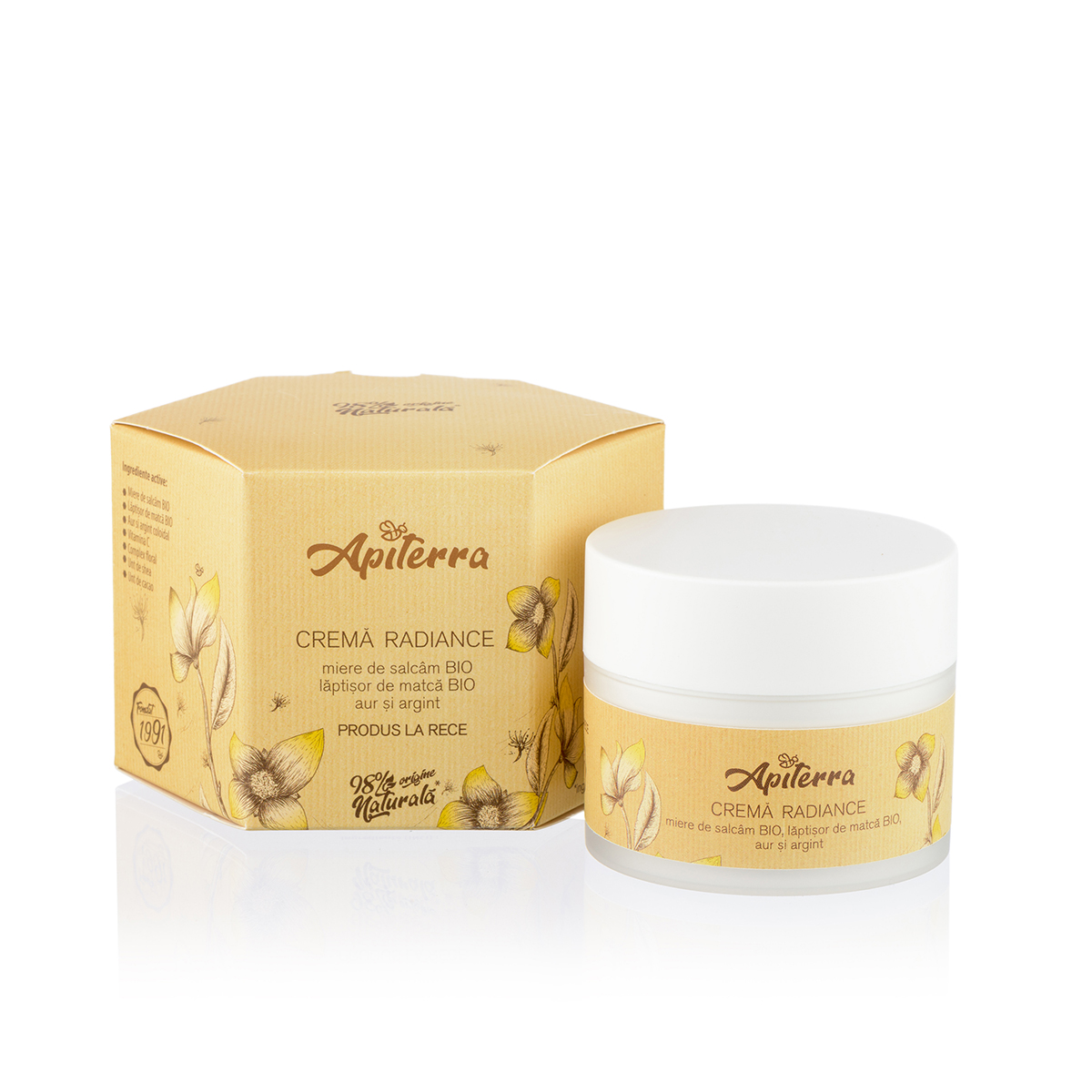 Apiterra Crema Radiance, 50 ml, Apicola Pastoral Georgescu