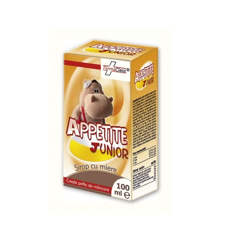 Appetite Junior sirop cu miere , 100 ml, FarmaClass