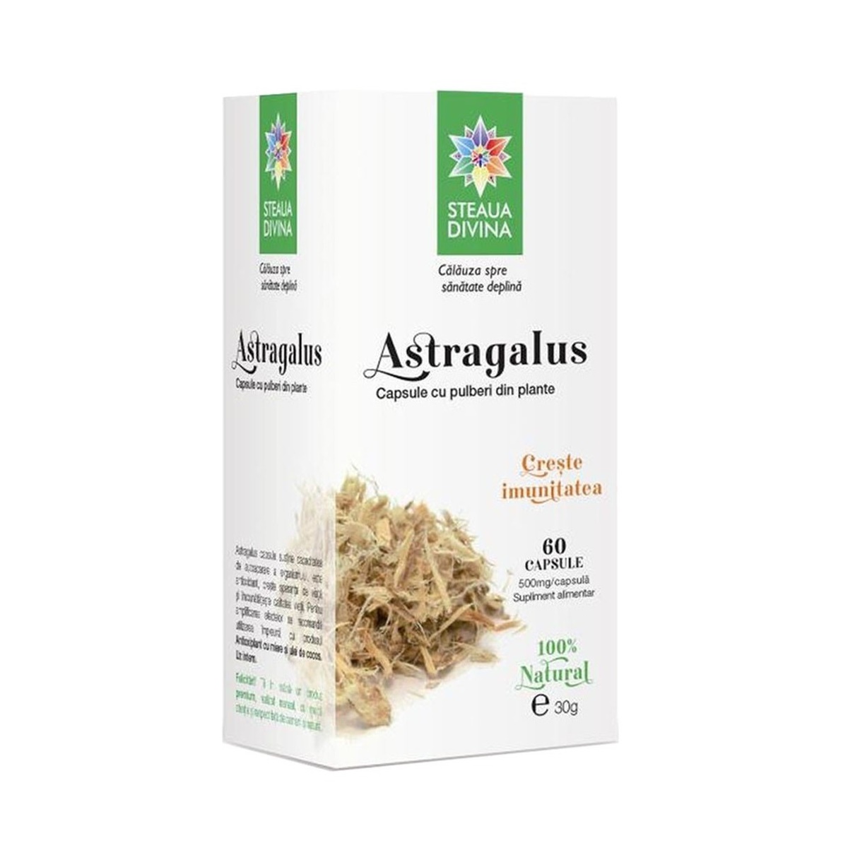 Astragalus, 60 capsule, Steaua Divina