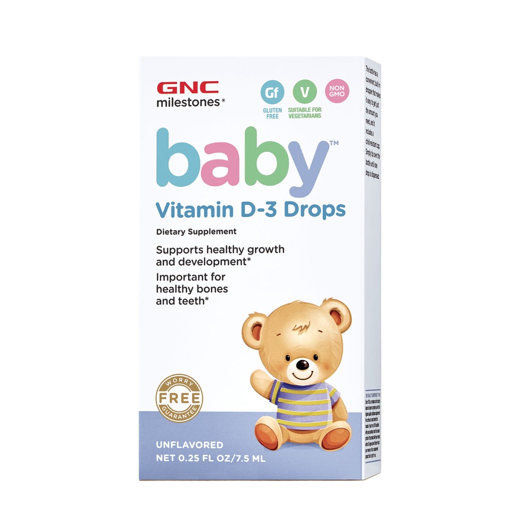 Baby Vitamina D3 Picaturi (424683), 7.5 ml, GNC