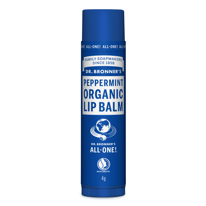 Balsam de buze Organic cu menta, 4 g, Dr. Bronner's