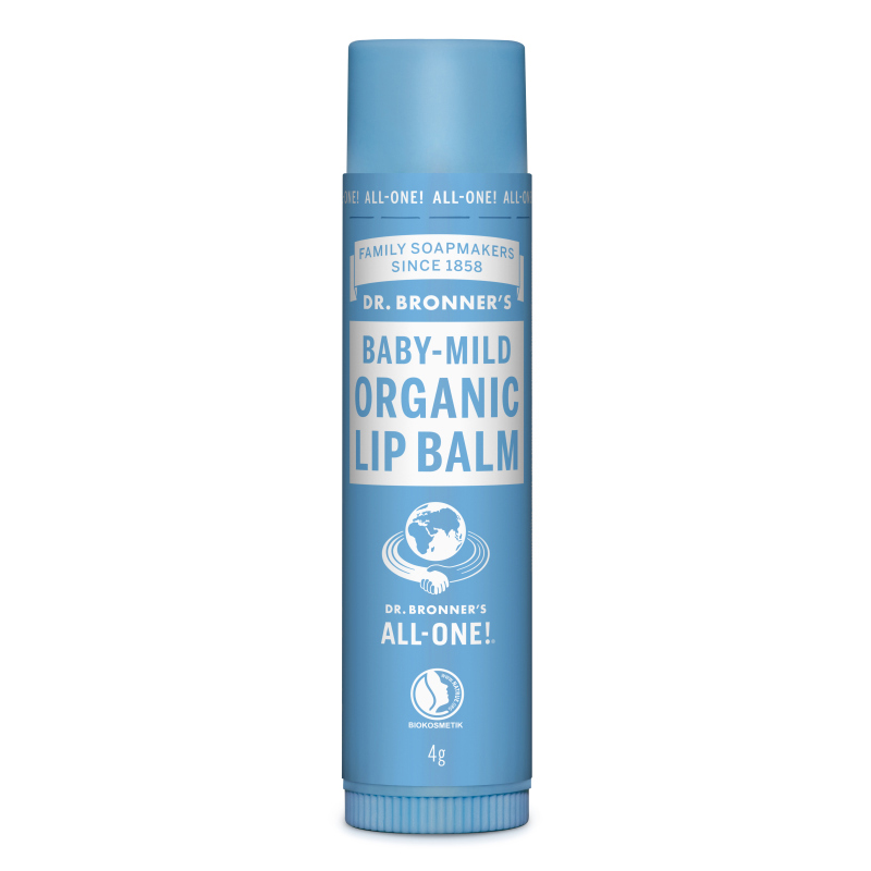 Balsam de buze Organic fara miros, 4 g, Dr. Bronner's