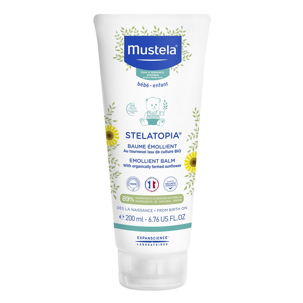 Balsam emolient pentru pielea uscata cu tendinta atopica Stelatopia, 200 ml, Mustela