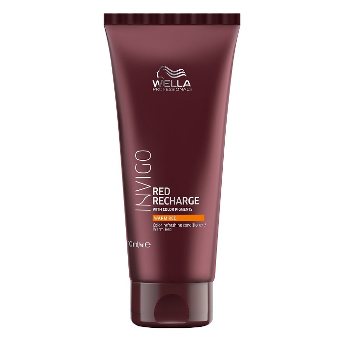 Balsam pigmentat pentru nuante calde de rosu Invigo Red Recharge Warm Red, 200 ml, Wella Professionals