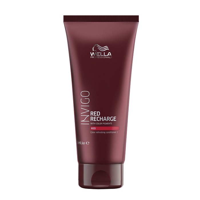 Balsam pigmentat pentru nuante reci de rosu Invigo Red Recharge Red, 200 ml, Wella Professionals