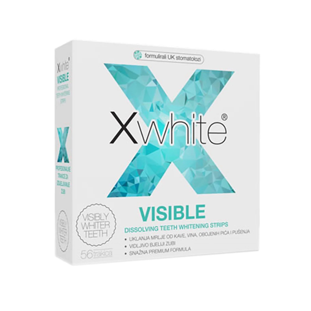 Benzi de albire a dintilor Xwhite Visible, 56 bucati, Belmar