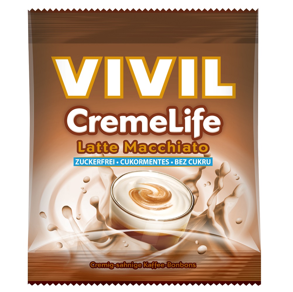 Bomboane Creme Life Classic Latte Macchiatto, 40g, Vivil