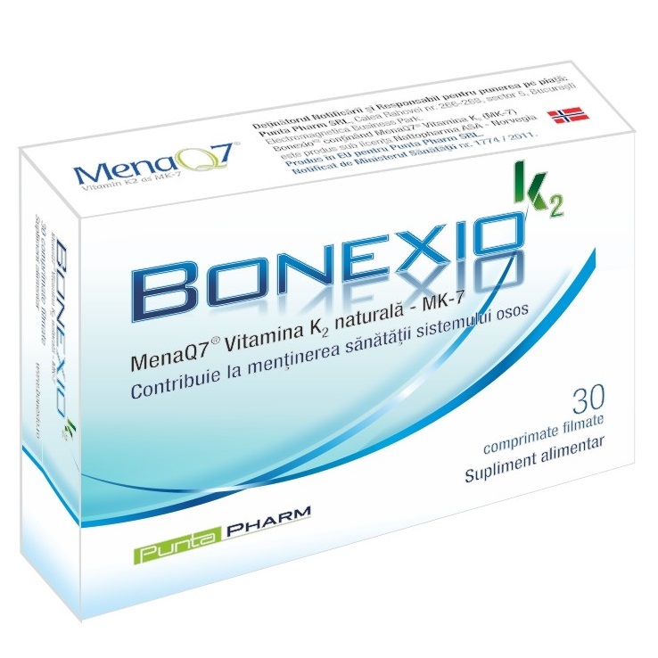 Bonexio K2, 30 comprimate, Health Advisors