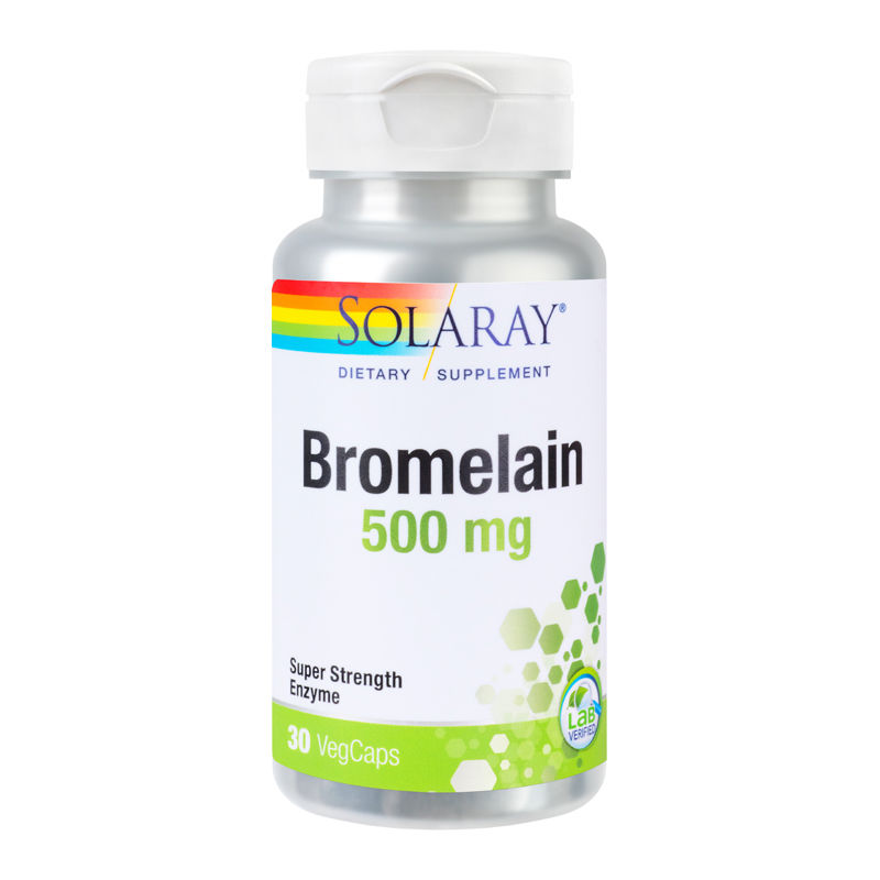 Bromelain 500mg Solaray, 30 capsule, Secom