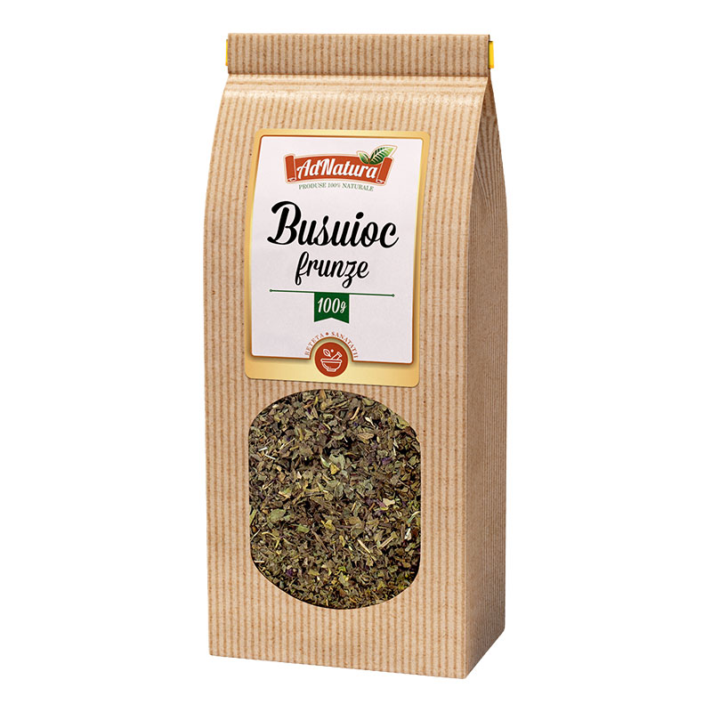 Busuioc frunze, 100 g, Adnatura 