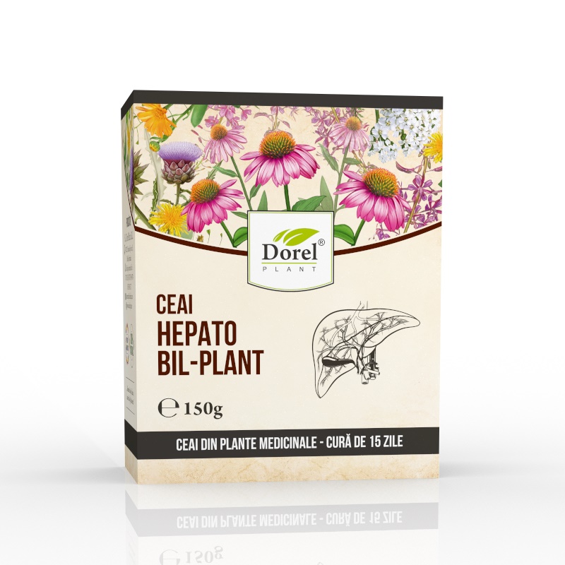 Ceai Hepato-Bil plant, 150 g, Dorel Plant