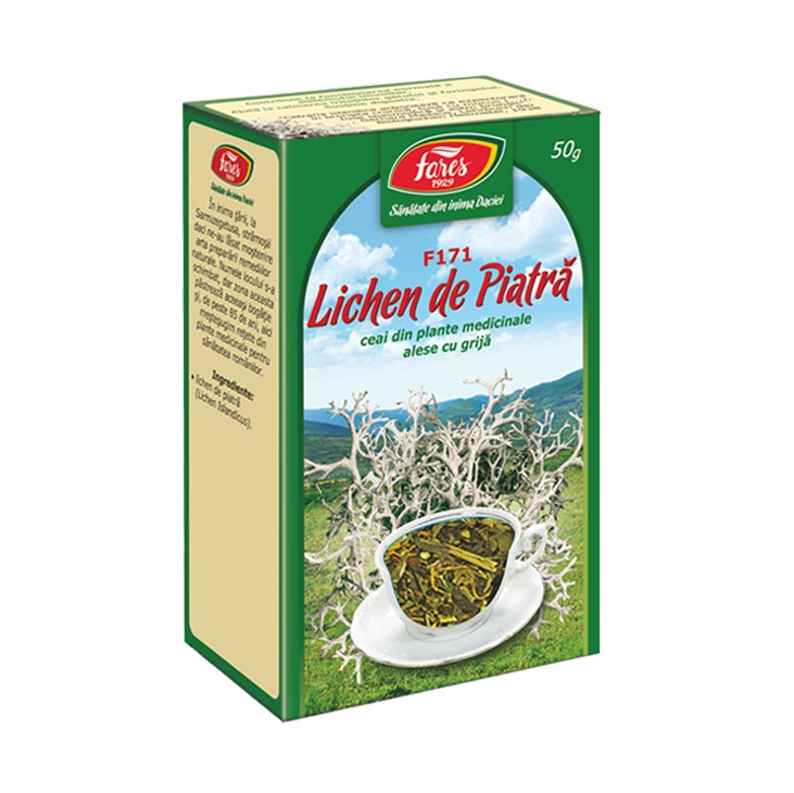 Ceai Lichen de piatra, F171, 50g, Fares