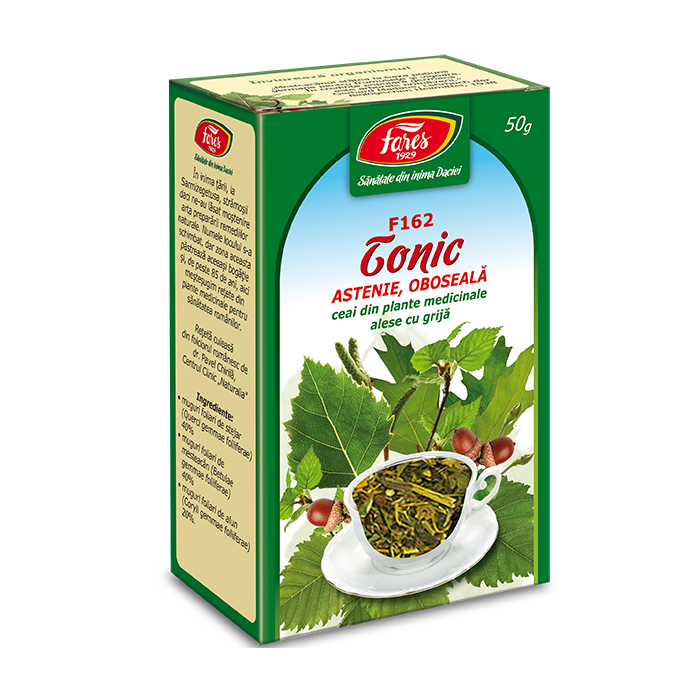 Ceai tonic - astenie si oboseala F162, 50 g, Fares