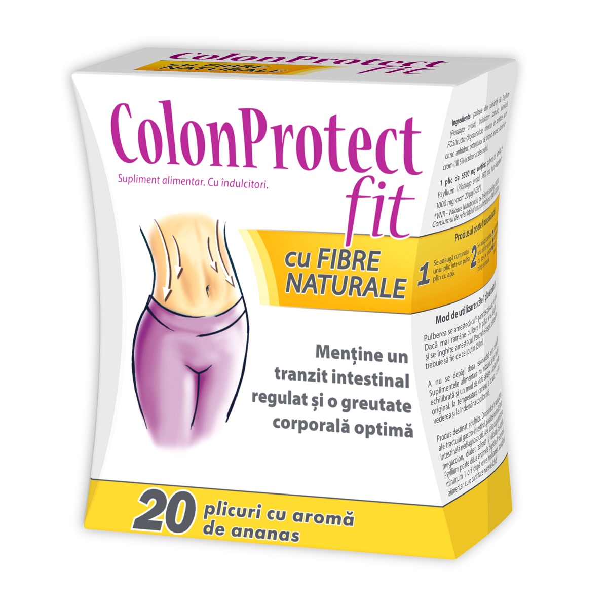 Colon Protect Fit, 20 plicuri, Zdrovit