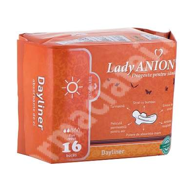 Absorbant Dayliner 2 picaturi, 16 bucati, Lady Anion