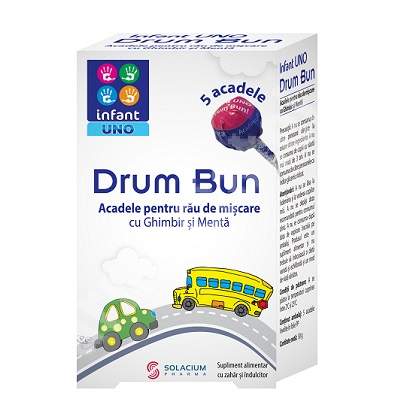 Acadele impotriva raului de miscare Drum Bun, 5 buc, Infant Uno