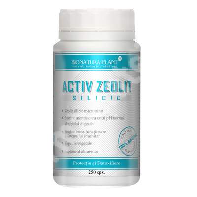 Activ Zeolit Silicic, 250 capsule, Bionatura Plant