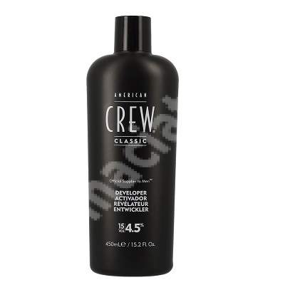 Activator de vopsea Precision Blend Developer Peroxide 15 vol, 450 ml, American Crew