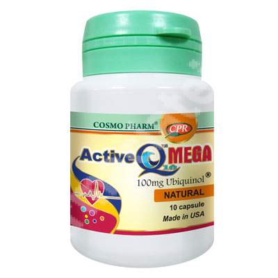 Active Q10 Mega Ubiquinol 100mg, 10 capsule, Cosmopharm