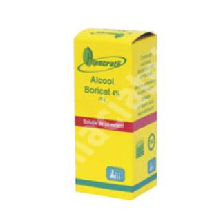 Alcool Boricat 4%, 20 g, Omega Pharma