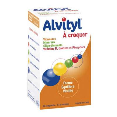 Alvityl A croquer, 40 comprimate, Urgo