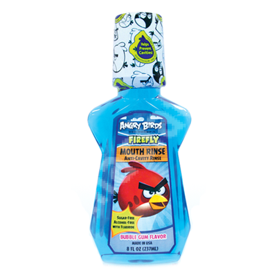 Apa de gura - Angry Birds +6 ani, 237 ml, Smile Guard