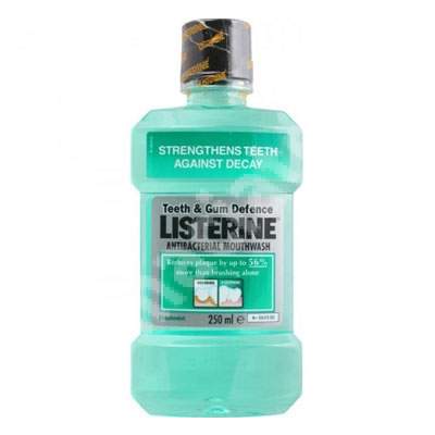 Apa de gura Teeth & Gum Defence, 250 ml, Listerine 