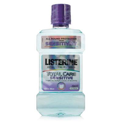 Apa de gura Total Care Sensitive, 250 ml, Listerine 