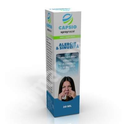 Apa nazala pentru alergie si sinuzita Capsio, 20 ml, Global Research